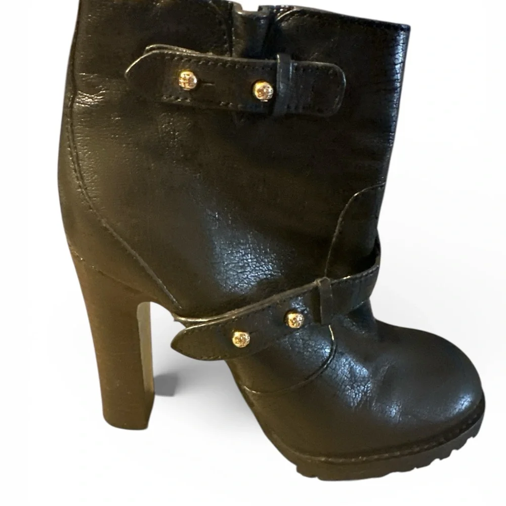 Tory Burch Leather Ankle Boots, Like New, Sz 9M